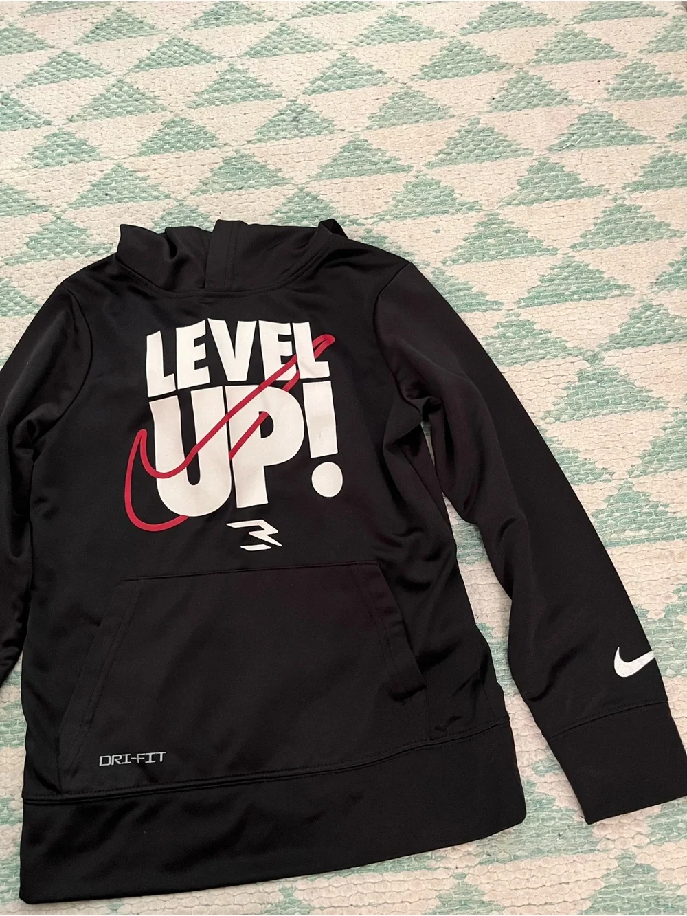 Nike Black Hoodie with White 